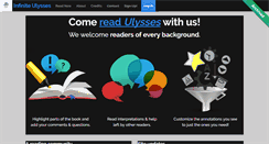 Desktop Screenshot of infiniteulysses.com
